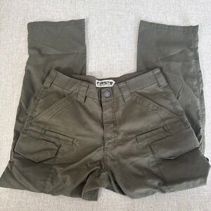 First Tactical Pants Mens 32x29 Green Cargo Ripstop Cargo Combat Utility Pockets
